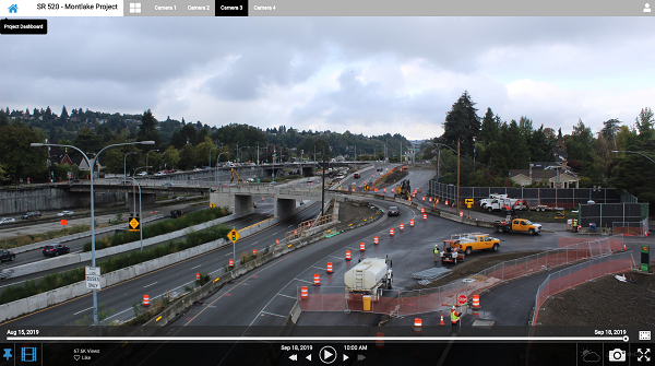 Image from a Montlake Project construction camera. 